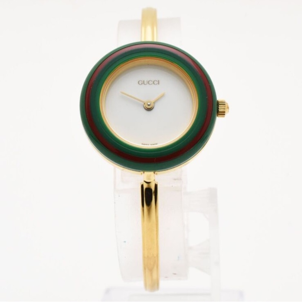 14K Gold Plated Gucci Watch RARE Collectors! - Picture 4 of 10